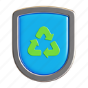 recycle, shield, ecology, trash, nature, protection, bin, protect 