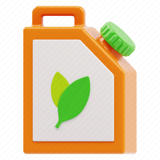 Eco, fuel, leaf, power, nature, bio, green 3D illustration - Download on Iconfinder