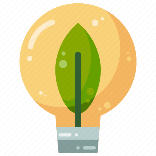 Bulb, eco, energy, green, light, save icon - Download on Iconfinder