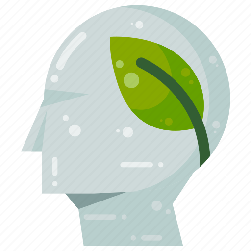 Brain, eco, green, mind, mindest, people, think icon - Download on Iconfinder