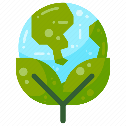 Day, earth, eco, global, globe, green, leaf icon - Download on Iconfinder
