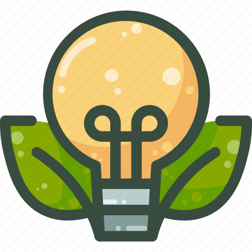 Bulb, eco, energy, green, light, save icon - Download on Iconfinder