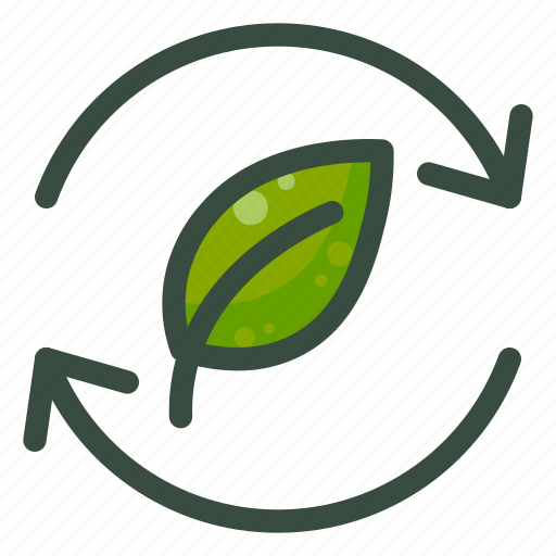Ecology, energy, green, leaf, recycle, renewable, reuse icon - Download on Iconfinder