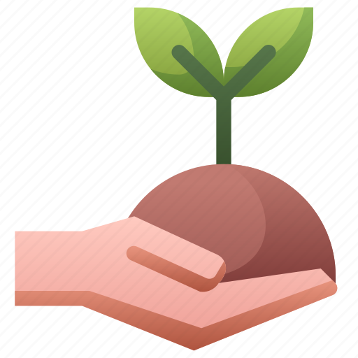 Hand, hold, plant, sapling, seeding, soil, sprout icon - Download on Iconfinder