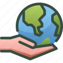 day, earth, global, globe, hand, hold, world