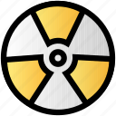 radiation, nuclear, warning, sign, attention, alert, danger