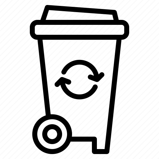 Dustbin, garbage, recycle, rubbish, trash can icon - Download on Iconfinder