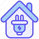 plug, electricity, energy, home, house