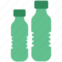 bottles, drink, drinking water, plastic, purified water, tonic water, two water bottles, water bottles
