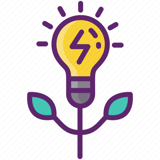 Bulb, efficiency, energy, plant icon - Download on Iconfinder