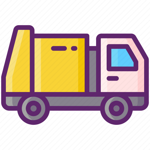 Garbage, transport, truck, vehicle icon - Download on Iconfinder
