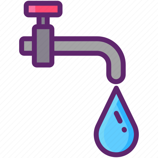 Drop, faucet, save, water icon - Download on Iconfinder