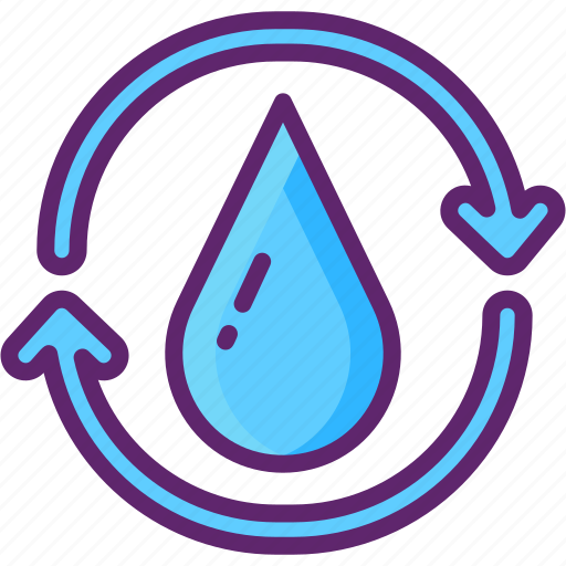 Arrows, cycle, drop, water icon - Download on Iconfinder