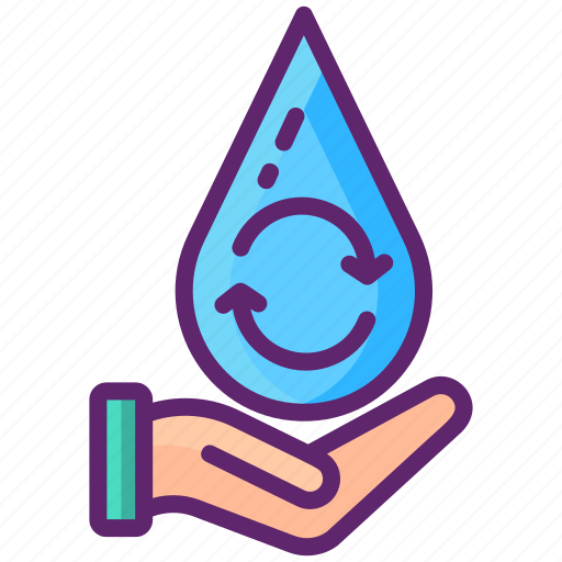 Arrows, hand, treatment, water icon - Download on Iconfinder
