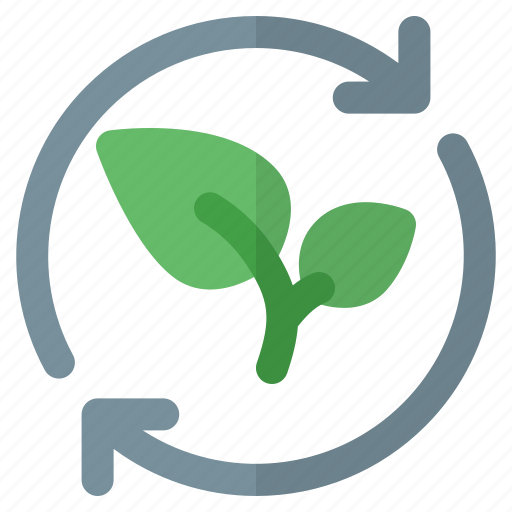 Eco, cycle, plant, clockwise icon - Download on Iconfinder