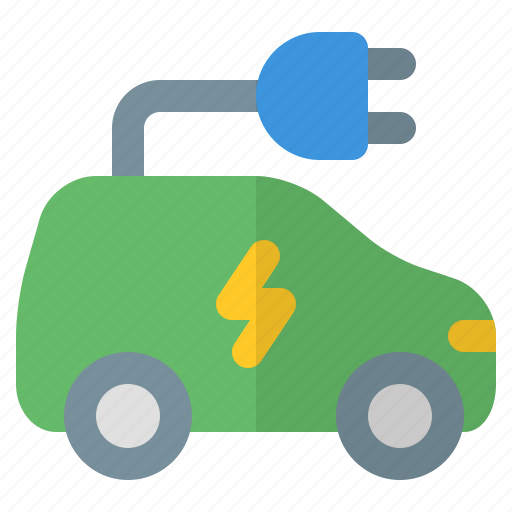 Electric, car, vehicle, lightning, plug icon - Download on Iconfinder