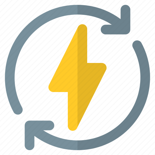 Lightning, cycle, power, charging icon - Download on Iconfinder