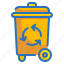 bin, ecology, recycle, recycling, reuse, trash 