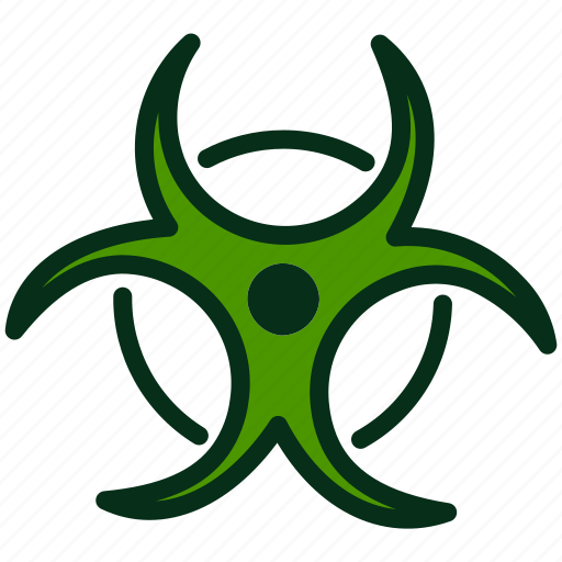 Biohazard, danger, toxic, caution, industry icon - Download on Iconfinder