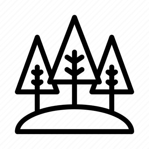Forest, trees, park, garden, ecology icon - Download on Iconfinder