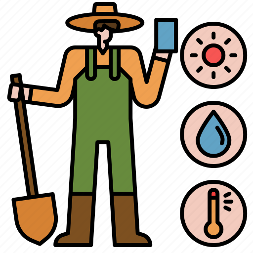 Farmer, technology, smart, farming, plant, ecology, farm icon - Download on Iconfinder
