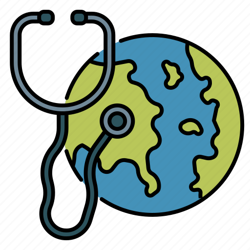Save, the, earth, care, stethoscope, ecology, protection icon - Download on Iconfinder