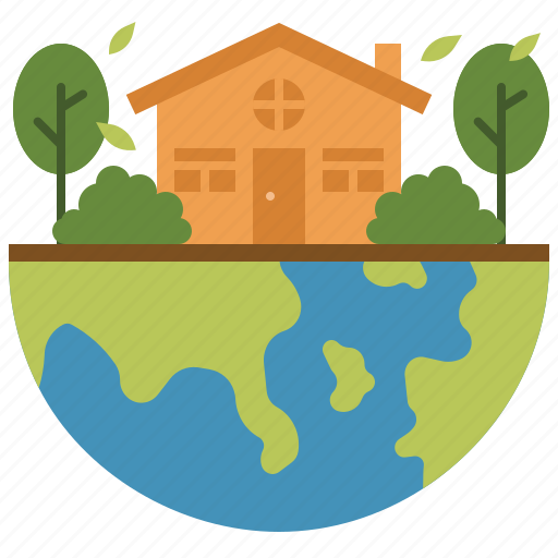 Home, planet, globe, earth, house, world icon - Download on Iconfinder