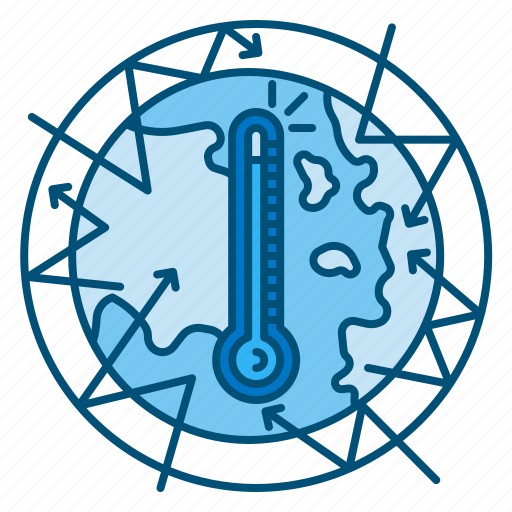 Global, warming, environment, thermometer, temperature, heat, hot icon - Download on Iconfinder