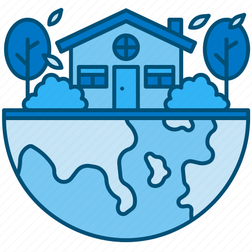 Home, planet, globe, earth, house, world icon - Download on Iconfinder