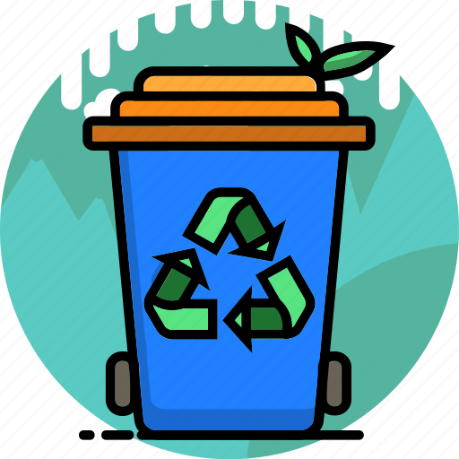 Ecology, environment, garden, plant, recycle bin, remove, trash icon - Download on Iconfinder