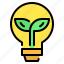 bulb, eco, ecology, idea, leaf, light, lightbulb 