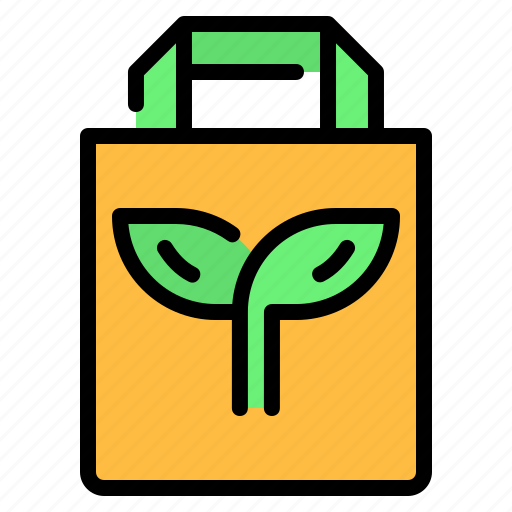 Bag, eco, eco bag, ecology, leaf, recycle, shopping bag icon - Download on Iconfinder