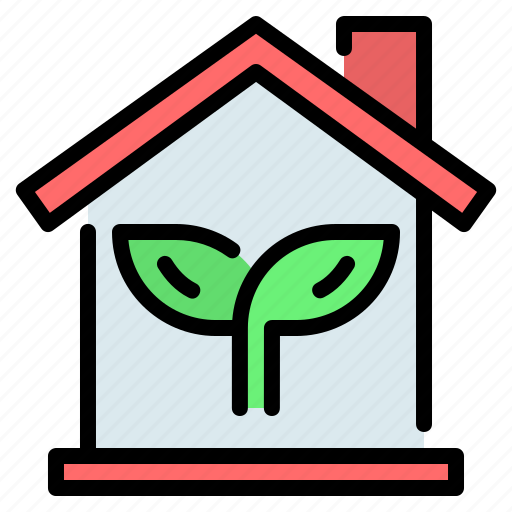 Eco, eco friendly, ecology, home, house, leaf icon - Download on Iconfinder