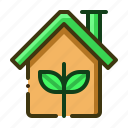 eco, home, ecology, green, house