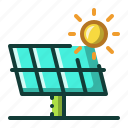 solar, energy, eco, sun, panel