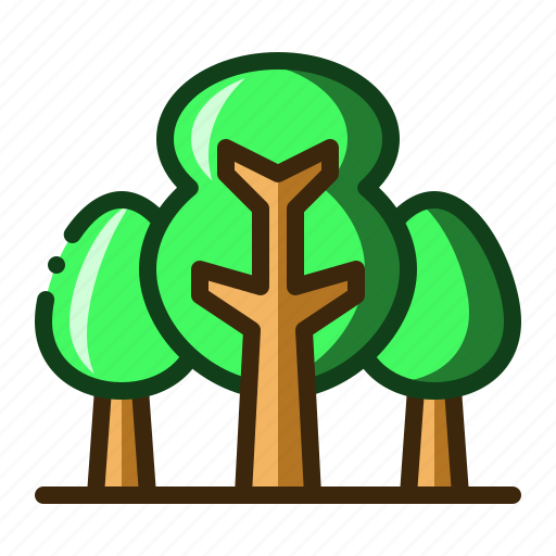 Trees, tree, ecology, plant, forest, nature icon - Download on Iconfinder