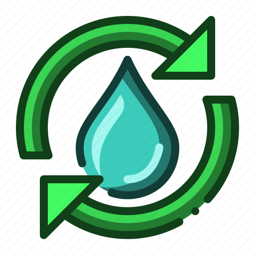 Water, recycle, ecology, arrow, recycling icon - Download on Iconfinder