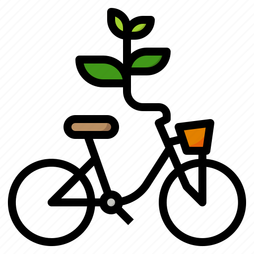 Bicycle, ecology, excercise, healthy, plant icon - Download on Iconfinder