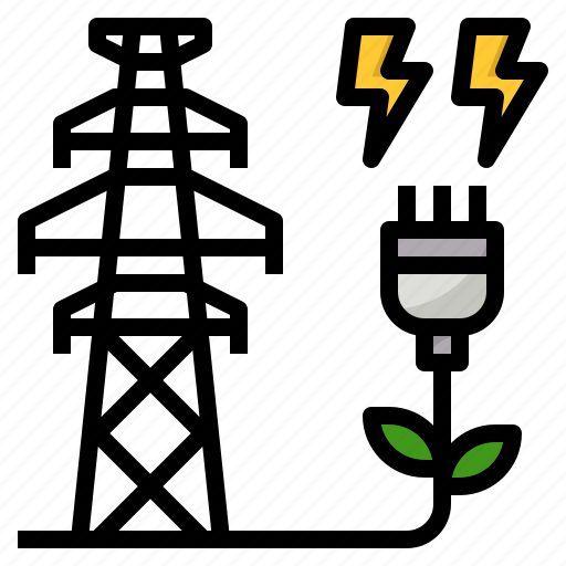 Clean, ecology, electricity, power, tower icon - Download on Iconfinder