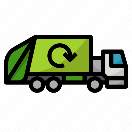 Ecology, recycle, trash, truck, waste icon - Download on Iconfinder