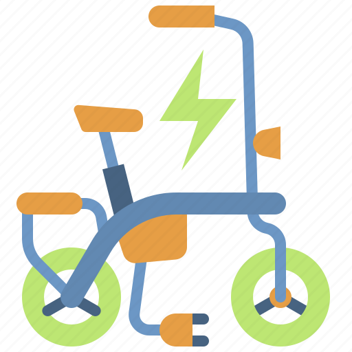 Ecology, electricbike, scooter, vehicle, charging icon - Download on Iconfinder