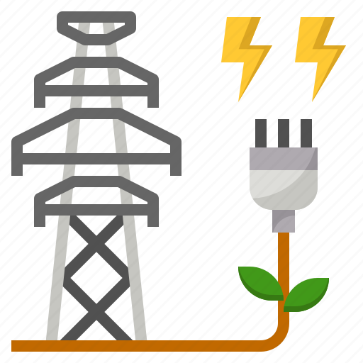 Clean, ecology, electricity, power, tower icon - Download on Iconfinder