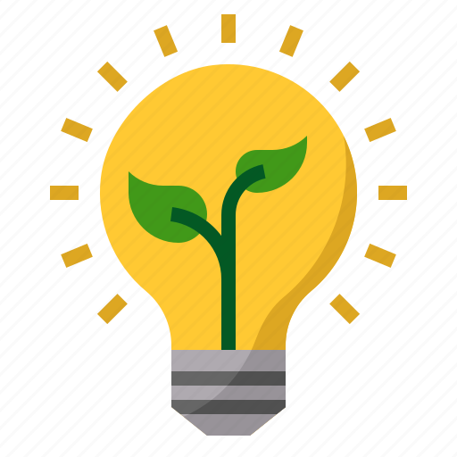 Bulb, ecology, idea, lighting, plant icon - Download on Iconfinder
