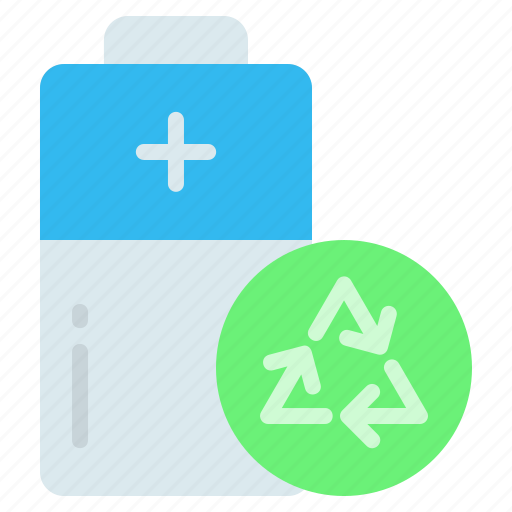 Battery, eco, eco battery, ecology, energy, recycle, recycling icon - Download on Iconfinder