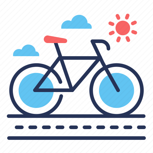 Bicycle, eco friendly, ecology, road icon - Download on Iconfinder