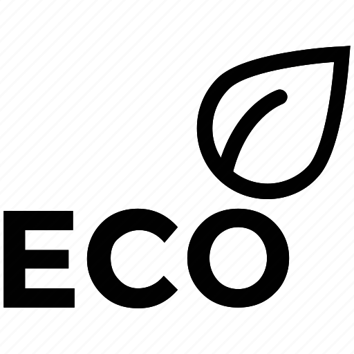 Eco, eco leaf icon, eco leaf logo, eco sign, eco word icon - Download on Iconfinder