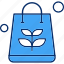 bag, flower, nature, shopping 