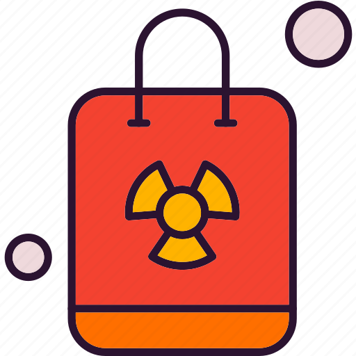 Bag, ecology, radiation icon - Download on Iconfinder