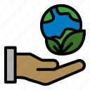 eco, earth, hand, green, ecology, recycle