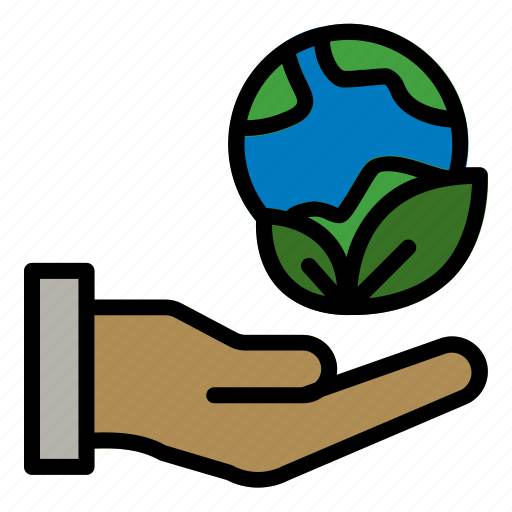 Eco, earth, hand, green, ecology, recycle icon - Download on Iconfinder
